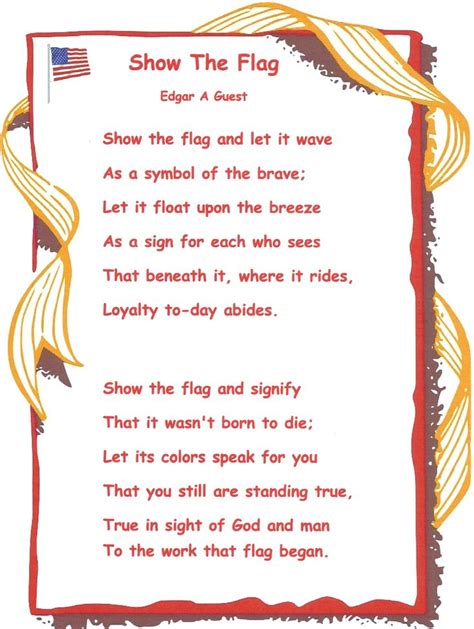 Flag Ceremony Songs Lyrics .
